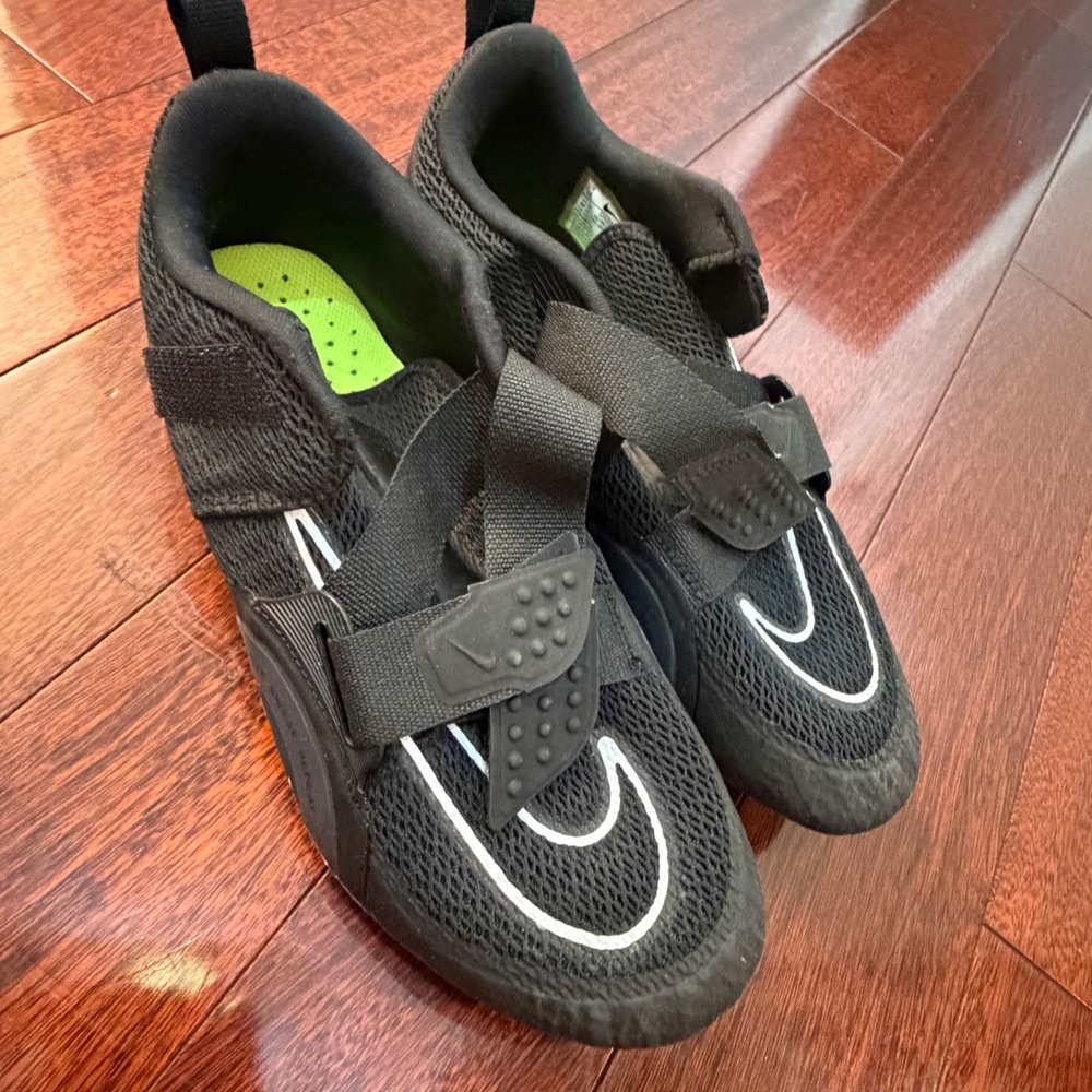 Nike SuperRep Cycle Indoor Cycling Shoes Black Women's sz 9.5 spin class